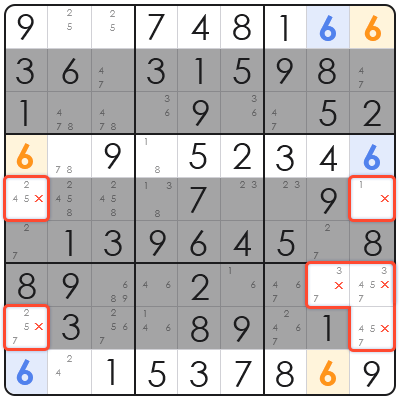 swordfish pattern sudoku
